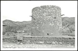 El Torreon Lookout Tower and Fortress, Lincoln County War Postcard