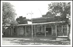 Lincoln Saloon Building, Lincoln, New Mexico Postcard