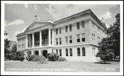 Uvalde County Court House Postcard