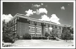 Cisco High School Building Postcard