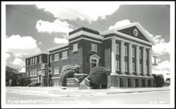 First Baptist Church, Cisco, Texas Postcard