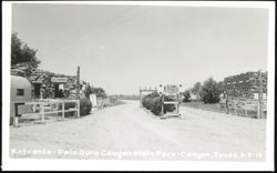 Entrance to Palo Duro Canyon State Park Postcard