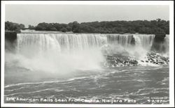 The American Falls Seen From Canada Postcard
