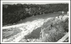The Whirlpool and Spanish Aero Car Seen From Whirlpool Point Postcard
