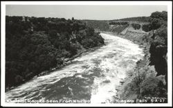 Whirlpool Rapids Seen From Whirlpool, Niagara Falls Postcard