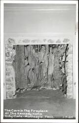 The Cave In The Fireplace At The Kennedy Home Postcard