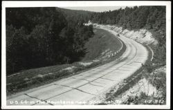 U.S. 64 in The Mountains near Savannah, Tenn. Postcard