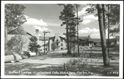 Du Pont Lodge - Cumberland Falls State Park Postcard