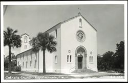 Catholic Church - Apalachicola, FL Postcard