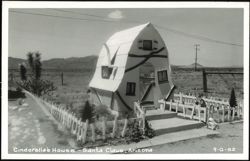 Cinderella Doll House in Santa Claus, Arizona Postcard
