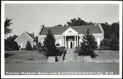 Pioneer Museum at Blue Licks Battlefield State Park Postcard