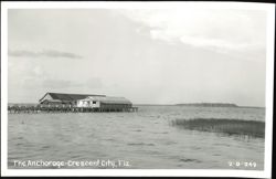 The Anchorage on the water, Crescent City Postcard
