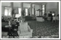 Belleview Biltmore Hotel Lobby Postcard