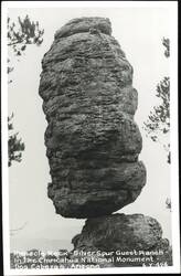 Pinnacle Rock, Silver Spur Guest Ranch, Chiricahua National Monument Postcard