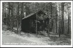 Cabin at Camp - Big Ridge State Park Postcard