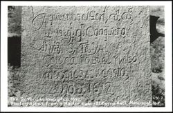 The De Vargas Inscription, 1692 Postcard