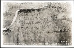 The Bishop of Durango Inscription, 1737 - El Morro National Monument Postcard