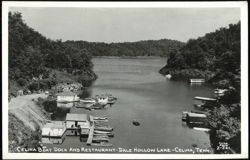 Celina Boat Dock and Restaurant on Dale Hollow Lake Postcard