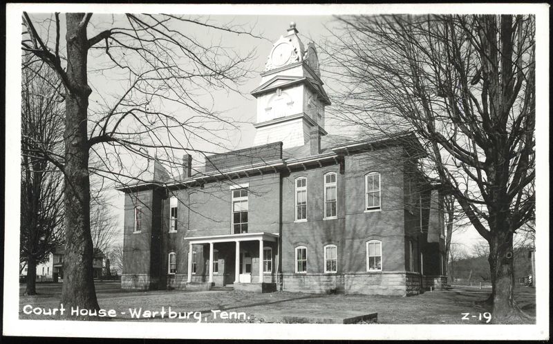 Court House with Clock Tower Wartburg Tennessee