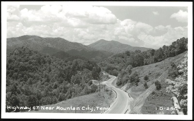 Highway 67 Near Mountain City Tennessee
