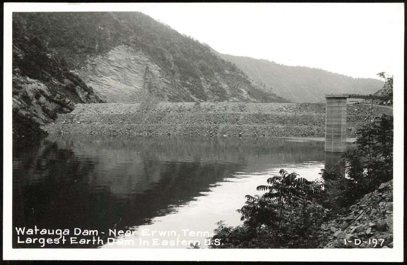 Watauga Dam, Largest Earth Dam in Eastern U.S. Erwin Tennessee