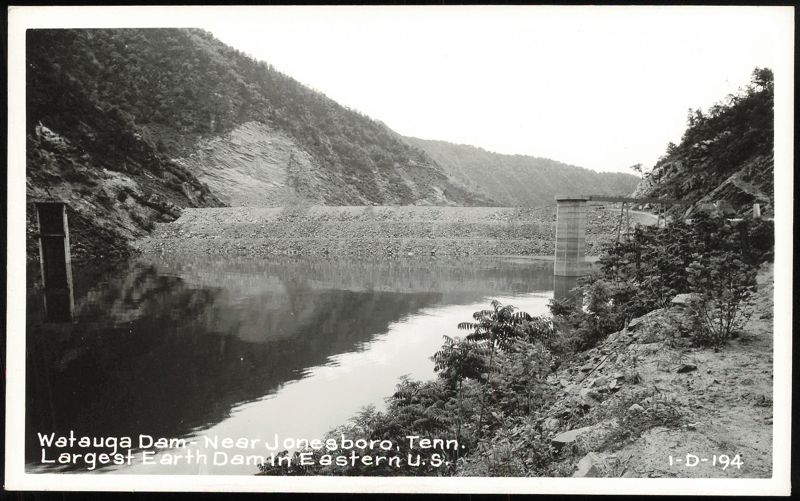 Watauga Dam, Largest Earth Dam in Eastern U.S. Jonesboro Tennessee