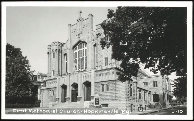 First Methodist Church Gothic Revival Architecture Hopkinsville Kentucky