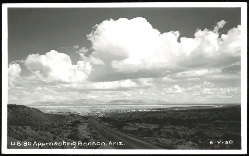 U.S. 80 Approaching Benson Arizona
