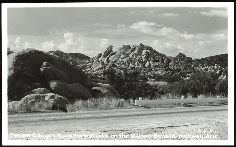 Texas Canyon Rock Formations, Willcox-Benson Highway Arizona