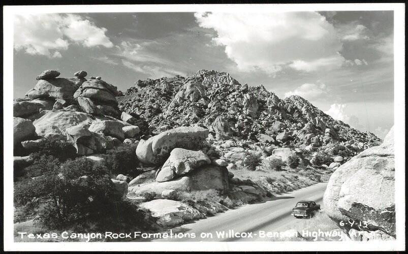 Texas Canyon Rock Formations, Willcox-Benson Highway Arizona