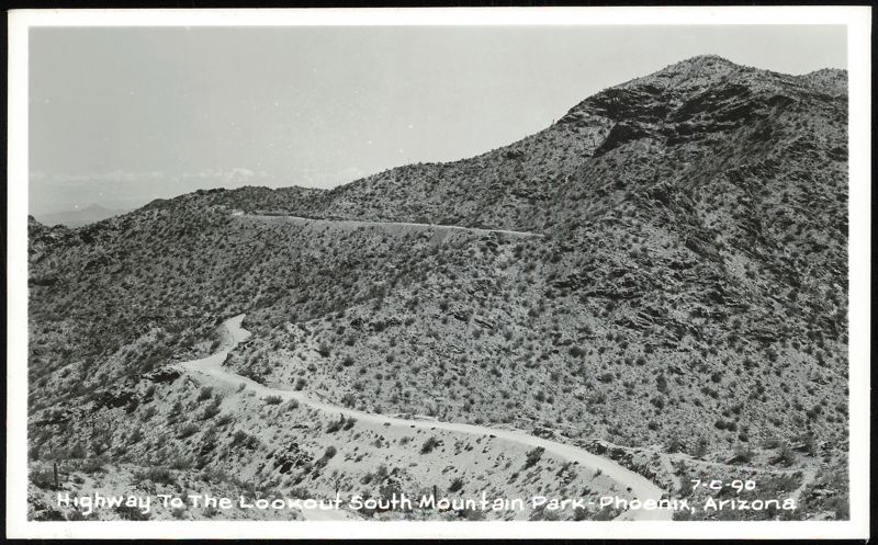 Highway to the Lookout, South Mountain Park Phoenix Arizona