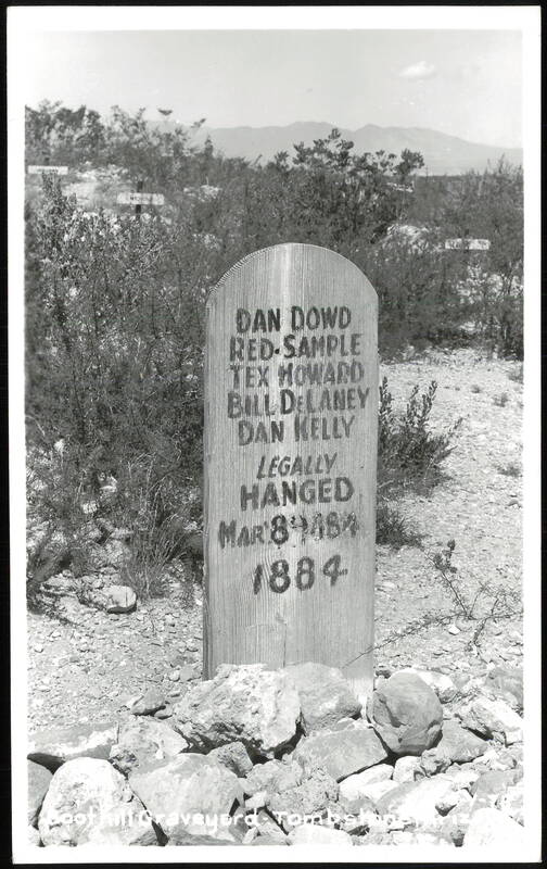 Grave of Dan Dowd, Red Sample, and Others, Boothill Tombstone Arizona