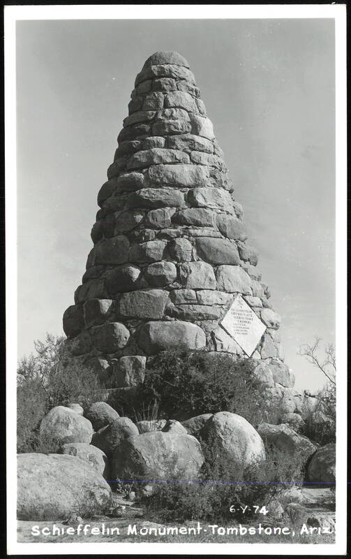 Schieffelin Monument Tombstone Arizona