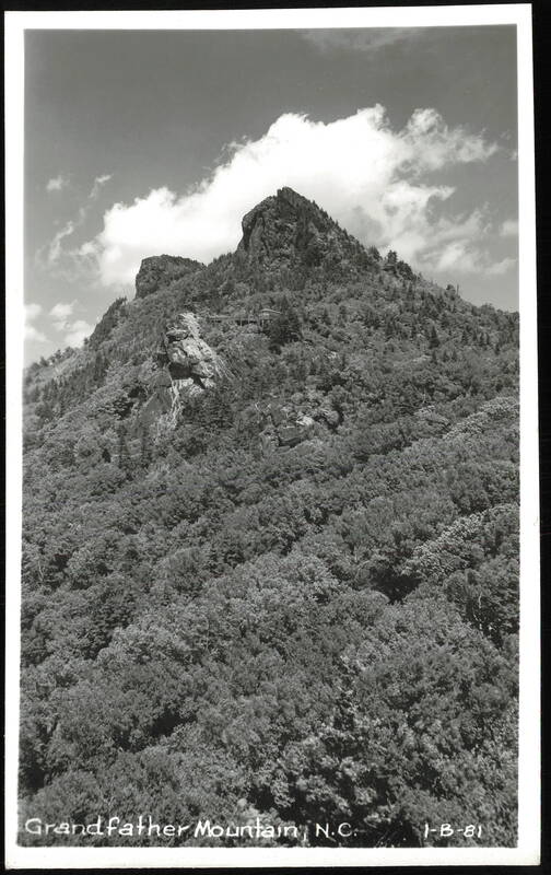 Grandfather Mountain Peak and Forest North Carolina