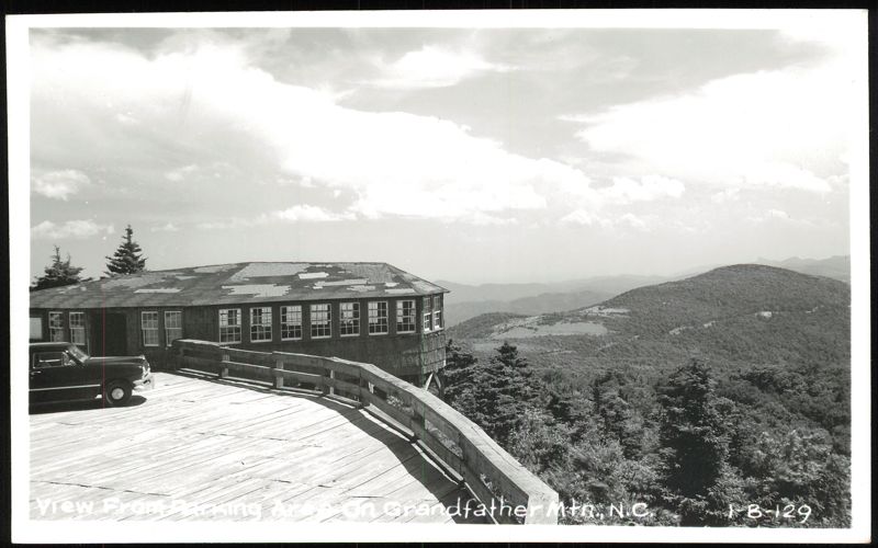 View from Parking Area on Grandfather Mountain North Carolina