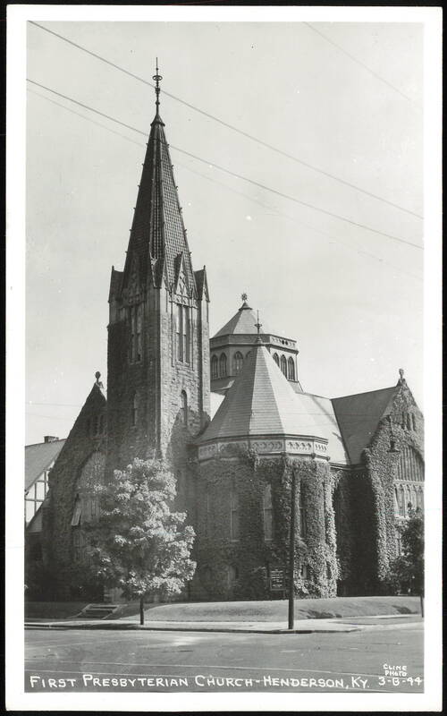 First Presbyterian Church with Ivy-Covered Walls Henderson Kentucky