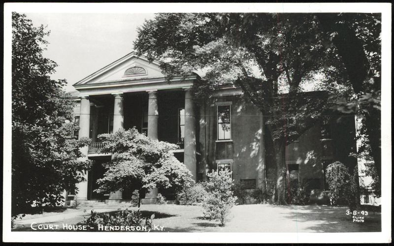 Henderson County Court House with Classical Architecture Kentucky