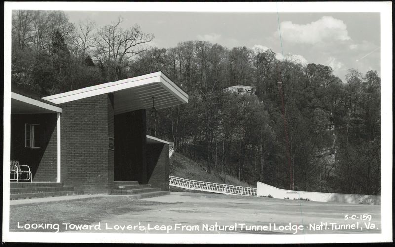 Looking Toward Lover's Leap From Natural Tunnel Lodge Duffield Virginia