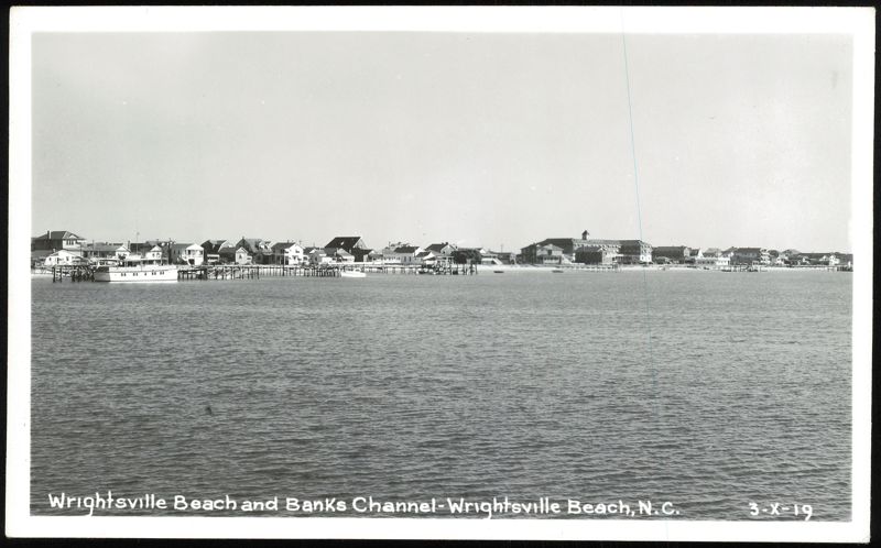Banks Channel and Shoreline Buildings Wrightsville Beach North Carolina