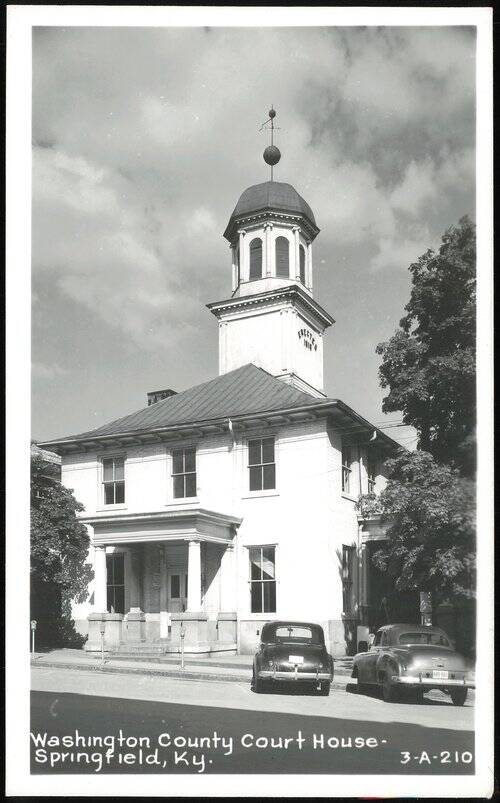Washington County Court House with Cupola Springfield Kentucky