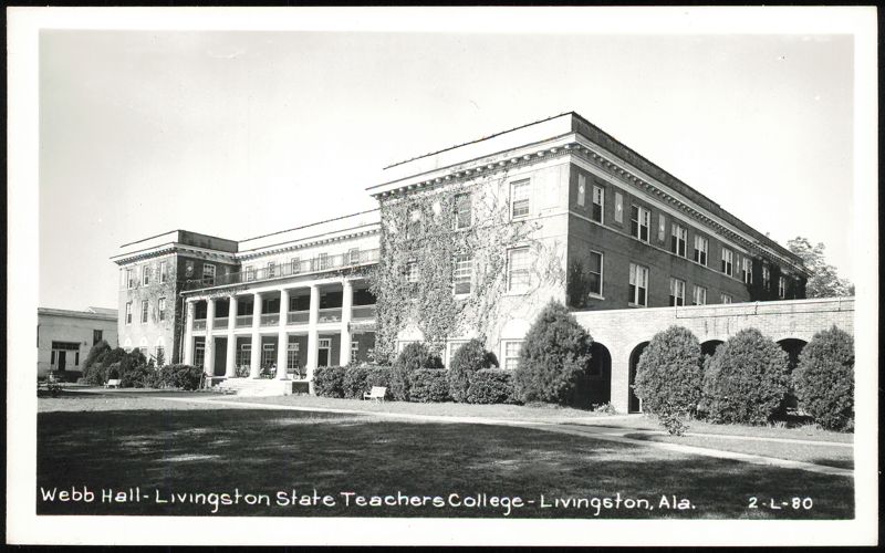 Webb Hall, Livingston State Teachers College Alabama
