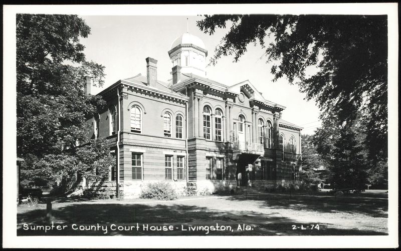 Sumpter County Court House Livingston Alabama