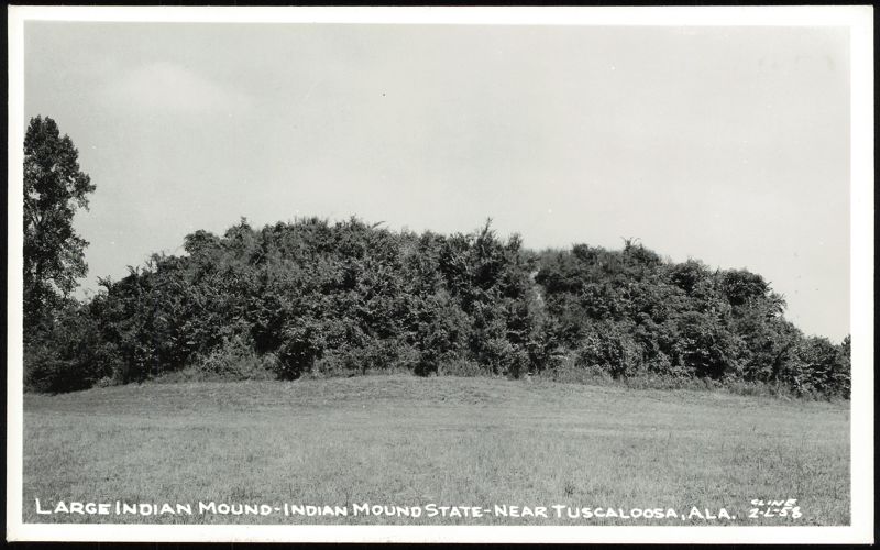 Large Indian Mound at Mound State Park Tuscaloosa Alabama