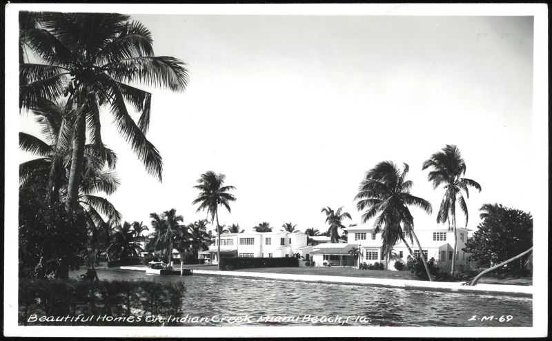 Beautiful Homes on Indian Creek Miami Beach Florida