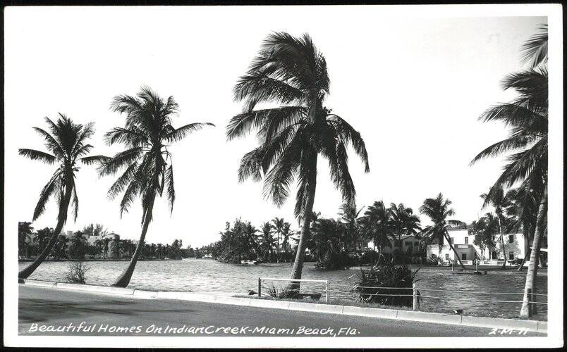 Beautiful Homes on Indian Creek Miami Beach Florida