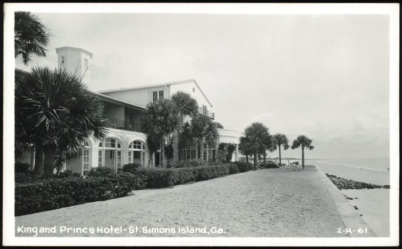 King and Prince Hotel Beachfront View Saint Simons Georgia