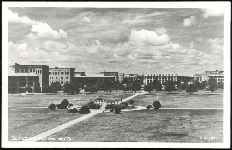 Barracks at Fort Benning Georgia