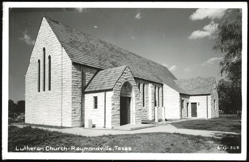Lutheran Church Stone Building Raymondville Texas