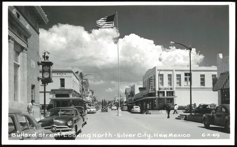 Bullard Street Looking North with American National Bank