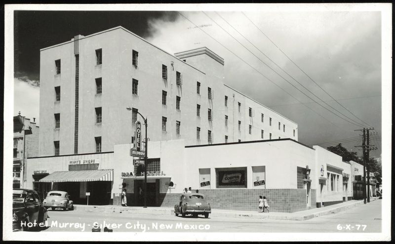 Hotel Murray Building with Mimi's Shops and Copper Lounge Silver City New Mexico